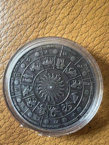 Wereld. Medal Zodiac -Zwillinge - 24g (Zonder minimumprijs)