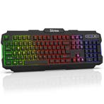 Strex Gaming Toetsenbord met LED RGB Sfeerverlichting -, Verzenden, Nieuw