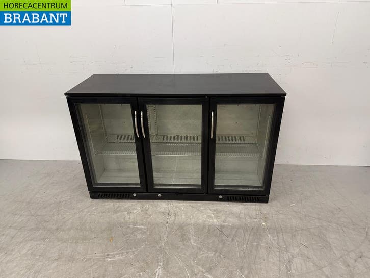Réfrigérateur bar 3 portes pliantes en verre 133,5 cm 230V, Zakelijke goederen, Horeca | Keukenapparatuur, Verzenden