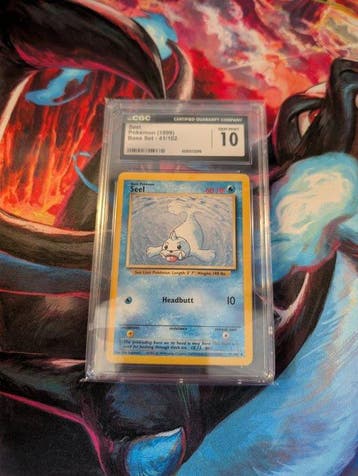 1 Graded card - Seel 41/102 - CGC 10 - Signed card, Nieuw