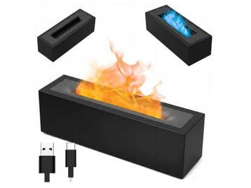 Veiling - Usb geleide ultrasone luchtbevochtiger met vlameff, Huis en Inrichting, Woonaccessoires | Overige, Nieuw