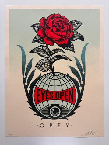 Shepard Fairey (OBEY) (1970) - Eyes Open