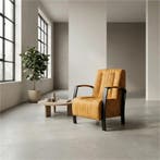 Leren fauteuil Glamour - Kenia Cognac (cognac), Ophalen of Verzenden