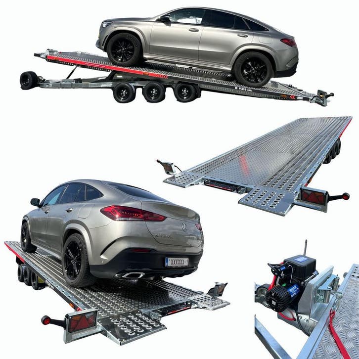 Autotransporter | 600x210 | 3500kg | Hydraulisch Kantelbaar, Autos : Divers, Remorques, Enlèvement