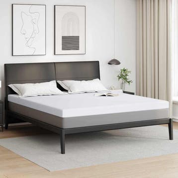 vidaXL Geheugen Schuim Matras Topper 180 x 200 cm Thick, Maison & Meubles, Verzenden