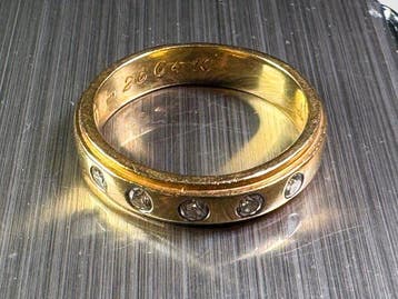 Bague - 18 carats Or jaune - 0.58ct. tw. Diamant (Naturelle), Handtassen en Accessoires, Nieuw