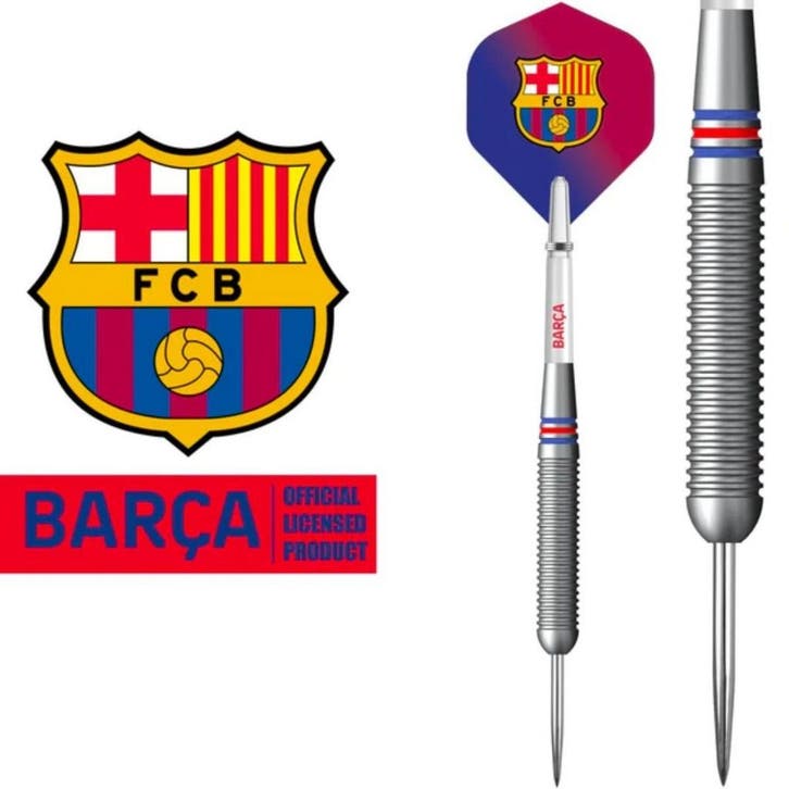 Dartpijlen FC Barcelona - 22 gram (Dart Pijlen), Sport en Fitness, Darts, Pijlen, Nieuw, Ophalen of Verzenden