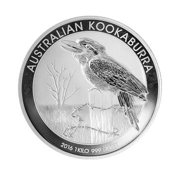 1 kilo zilveren Kookaburra munt 2016