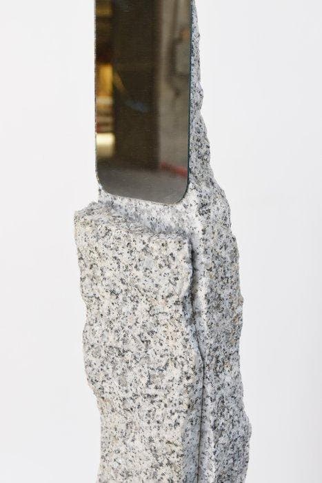 senegas gerard - studio pirouette - Miroir de sol - Granit -, Antiquités & Art, Art | Objets design