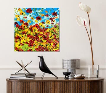 Patrizia Schüller - Leuchtende Blumenwiese mit gelben u