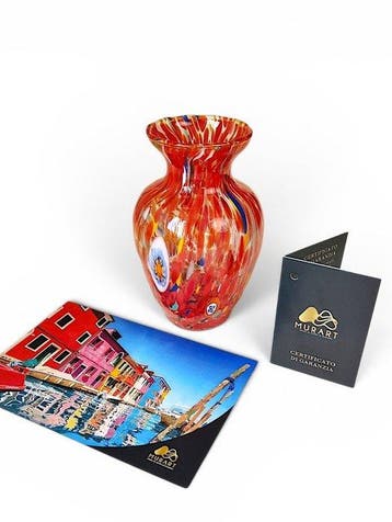 MurArt - Vaas - Glas - Murrine, Antiek en Kunst