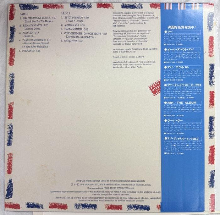 ABBA - ABBA – 2x Rare Japanese Original LP Pressings:, CD & DVD, Vinyles Singles