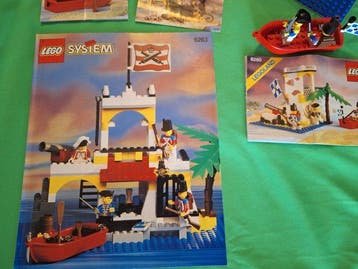 Lego Set - Legoland, Pirates - 6263, 6245, 6265, 6235