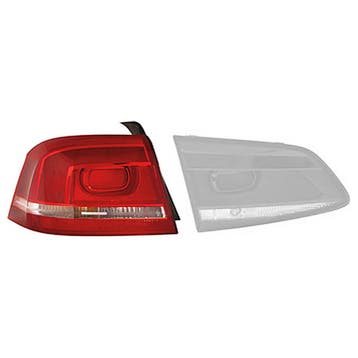 Volkswagen Passat 2010-2014 Achterlicht Links Buiten Break U, Verzenden