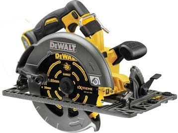 DeWalt DCS579NT-XJ - Cirkelzaag - 54V Brushless motor - Geel, Verzenden, Zo goed als nieuw, DeWalt