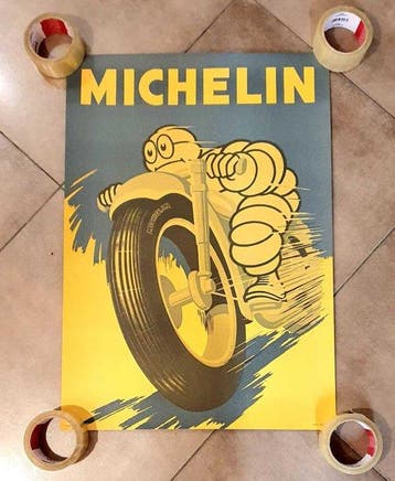 Anonymous - Michelin Pneumatici per Moto - Manifesto Anni