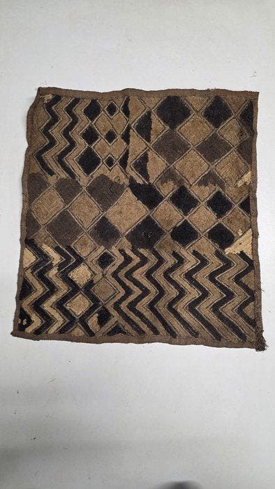 Weefsel van raphia - Shoowa-Kuba - DR Congo (Zonder, Antiek en Kunst, Kunst | Niet-Westerse kunst
