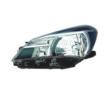Phare Gauche Pour Toyota Yaris 5P 14-16 Fond Noir, Verzenden