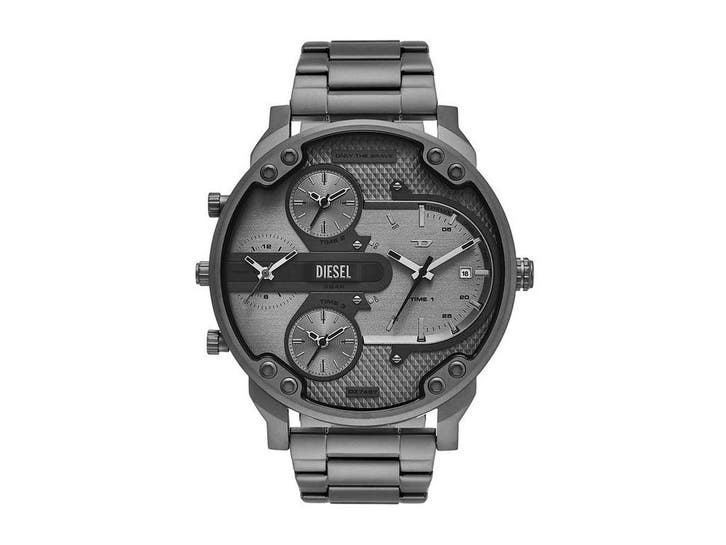 Diesel DZ7487 - Heren Horloge 54mm - Grijze, Bijoux, Sacs & Beauté, Montres | Hommes, Envoi