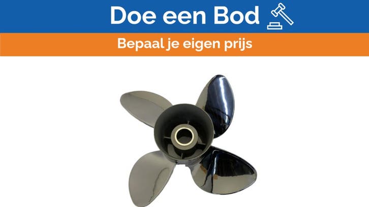 Bieden: Michigan Apollo 4-Blade Stainless Steel Propeller 1, Sports nautiques & Bateaux, Accessoires navigation, Enlèvement ou Envoi
