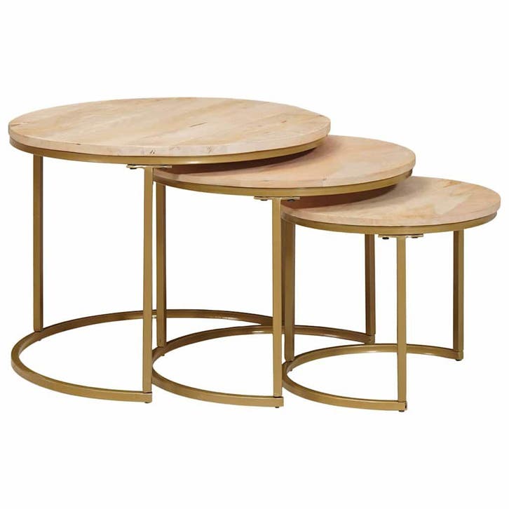 Nesttafels Industrieel: Retour deal, bijna gratis., Maison & Meubles, Tables | Tables de salon, Envoi