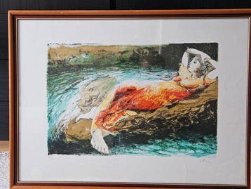 Ennio Calabria (1937–2024) - Donna sdraiata