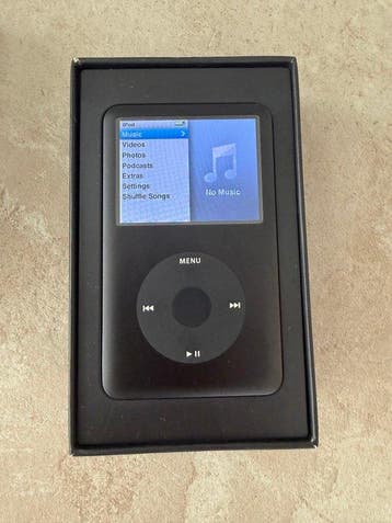 Apple - New battery iPod Classic 80 GB 6th Generation black, Nieuw