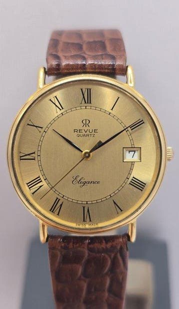 Revue - Elégance Quartz Date - Zonder minimumprijs - 4618A -, Nieuw