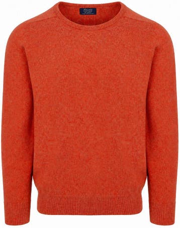 William Lockie Lamswol Ember maat Maat 48/50 (M) Heren, Kleding | Heren, Nieuw, Oranje, William Lockie, Verzenden