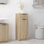 vidaXL Badkamerkast 32x33,5x90 cm bewerkt hout sonoma, Verzenden, Nieuw