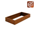 Cortenstaal plantenbak 300x80x40cm - Zonder bodem - HTDesign, Jardin & Terrasse
