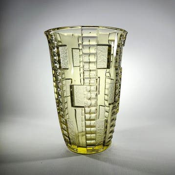 Val Saint Lambert - Charles Graffart - Vase - Marceau, Antiquités & Art