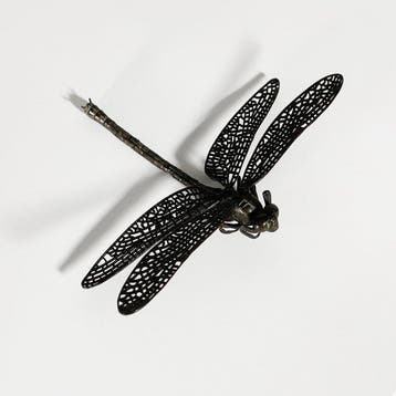 Bronze Dragonfly Jizai Okimono () - Sculpture Bronze -, Antiquités & Art