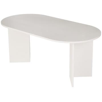 Evila Eettafel - Wit - Nieuw/Ongebruikt - Melamine -, Verzenden, Nieuw, 150 tot 200 cm, Scandinavisch