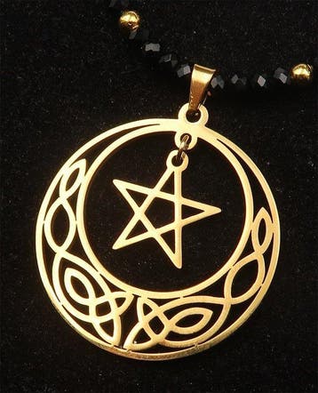 Spinel - Ketting van de ingewijde – Heilige Pentagram –, Antiek en Kunst