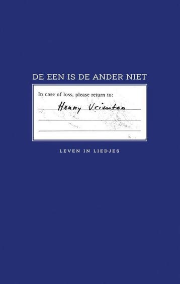 De een is de ander niet 9789463360937 Henny Vrienten, Verzenden, Zo goed als nieuw, Henny Vrienten
