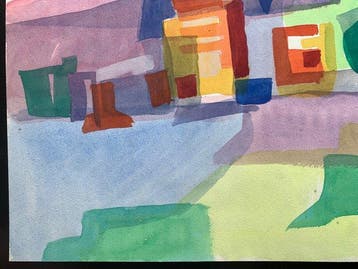 Giovanni Ciangottini (1912-1988) - Composizione, Antiek en Kunst, Kunst | Schilderijen | Modern