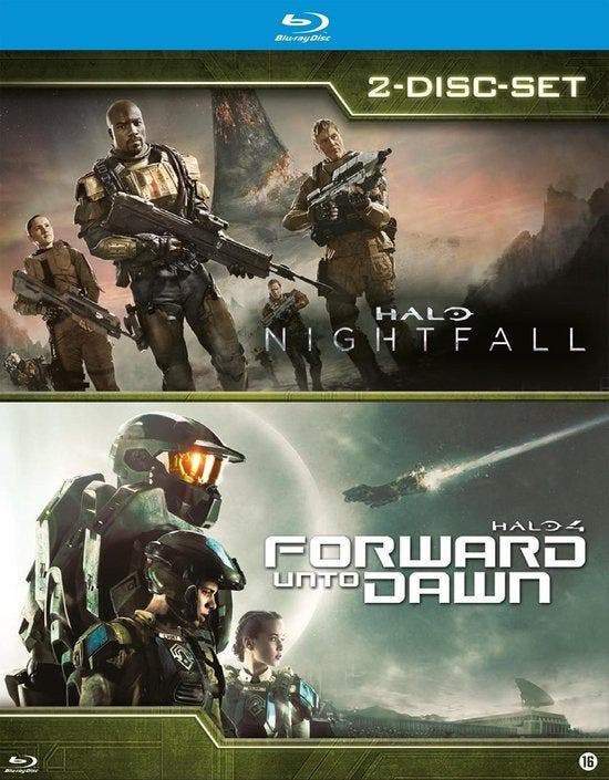 Halo nightfall and forward unto dawn (blu-ray tweedehands, CD & DVD, Blu-ray, Enlèvement ou Envoi