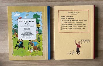Kuifje, Tintin - De Zwarte Rotsen / L île Noire - 2 Album -, Livres, BD