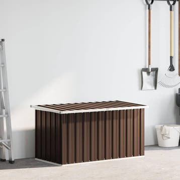 vidaXL Tuinbox Bruin 129x67x65 cm, Verzenden, Nieuw