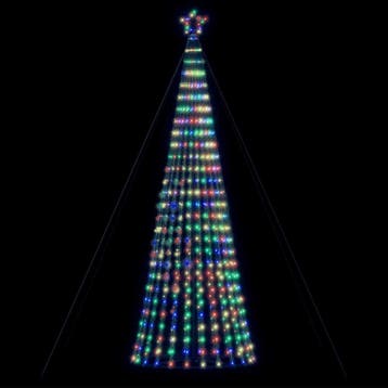 vidaXL LED-kerstboom 1028 LEDs kleurrijk 403 cm, Verzenden, Nieuw