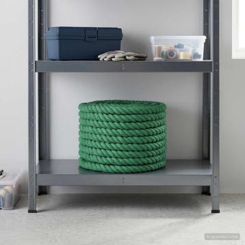 vidaXL Katoenen Touw 16 mm 25 m Groen 100% katoen, Verzenden, Nieuw