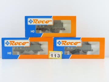 Roco H0 - 46037 - Modeltrein goederenwagon (3) - 3
