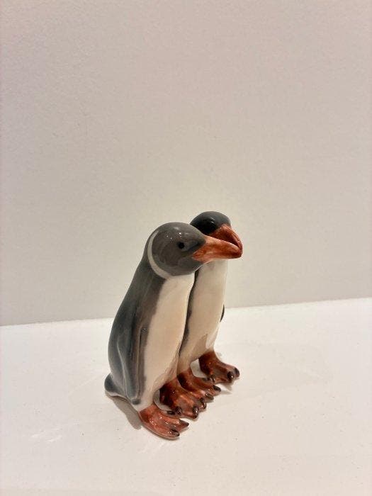 Royal Copenhagen - Figure - Pair of Penguins - Porcelaine, Antiek en Kunst, Antiek | Glaswerk en Kristal