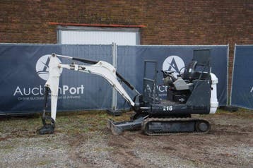 Veiling: Minigraver Bobcat E16 Diesel 10.2kW 2013, Ophalen