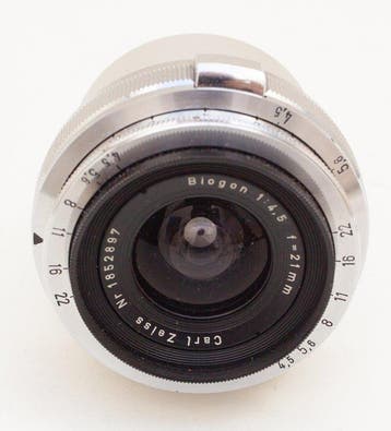 Carl Zeiss Biogon 4.5/21mm Contax | Objectif d’appareil, Nieuw