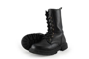 Nelson Veterboots Meisjes in maat 30 Zwart, Verzenden, Jongen of Meisje, Schoenen, Nieuw