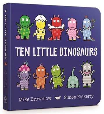Ten Little Dinosaurs Board Book 9781408346464 Mike Brownlow, Verzenden, Mike Brownlow