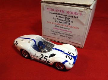 Midlantic - made in England 1:43 - Model raceauto - Maserati, Nieuw