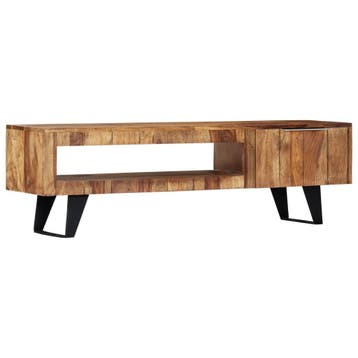 vidaXL Tv meubel 140x30x40 massief acaciahout, Verzenden, Nieuw